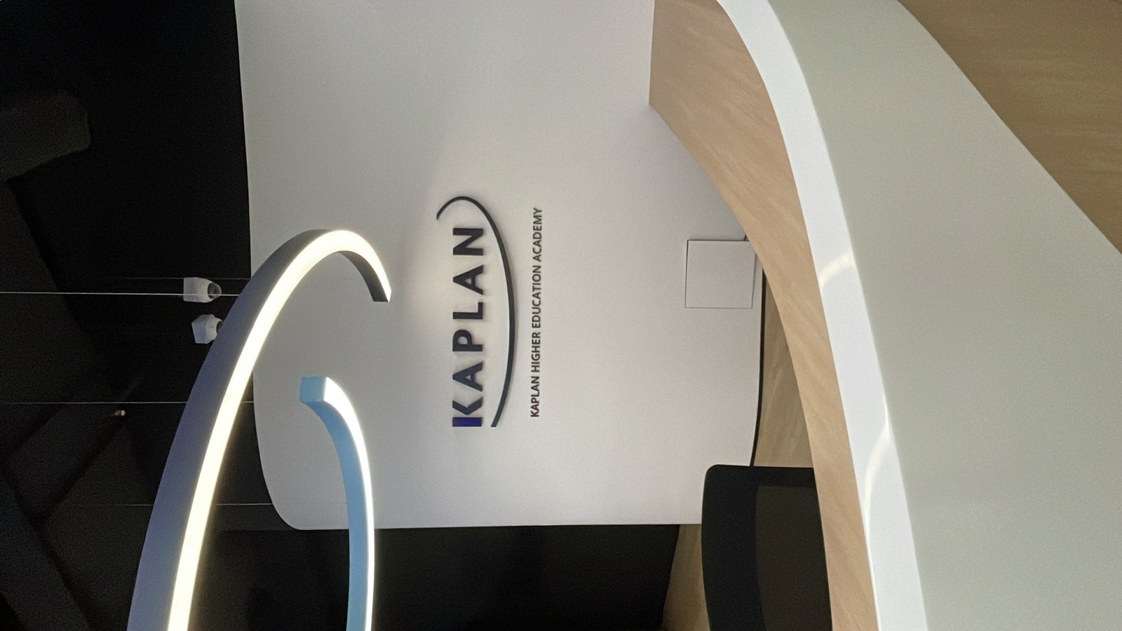 Acrylic cut-out reception lettering