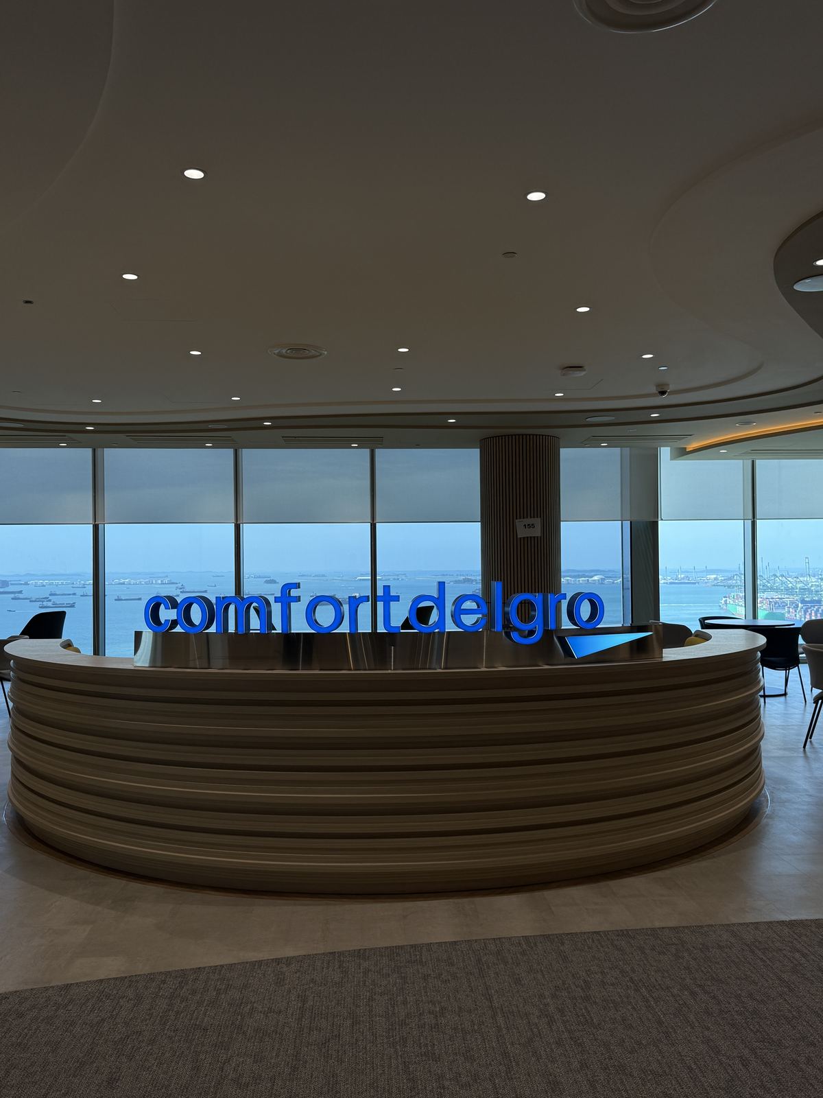 ComfortDelGro &mdash; reception lettering