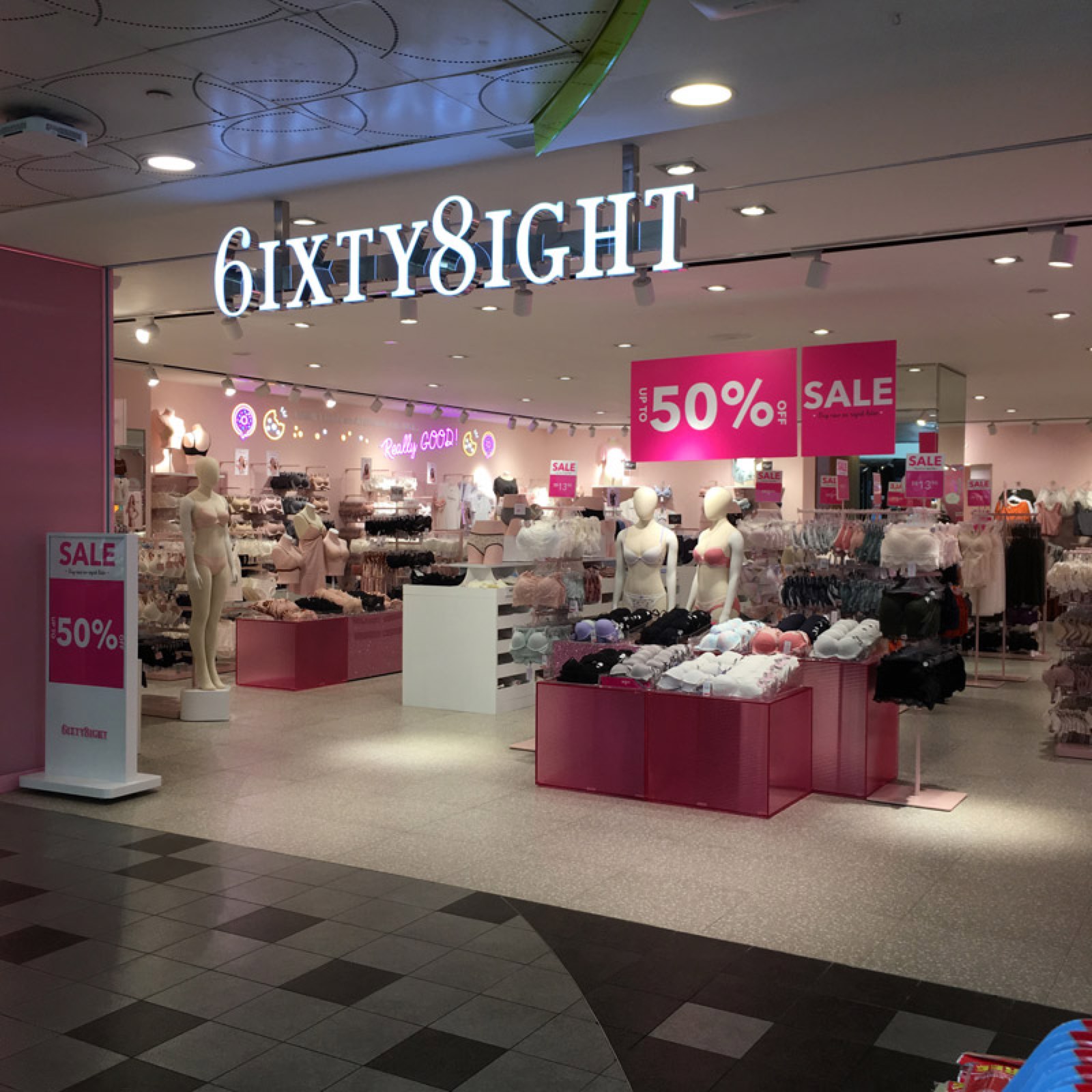 6ixty8ight &mdash; shopfront signage