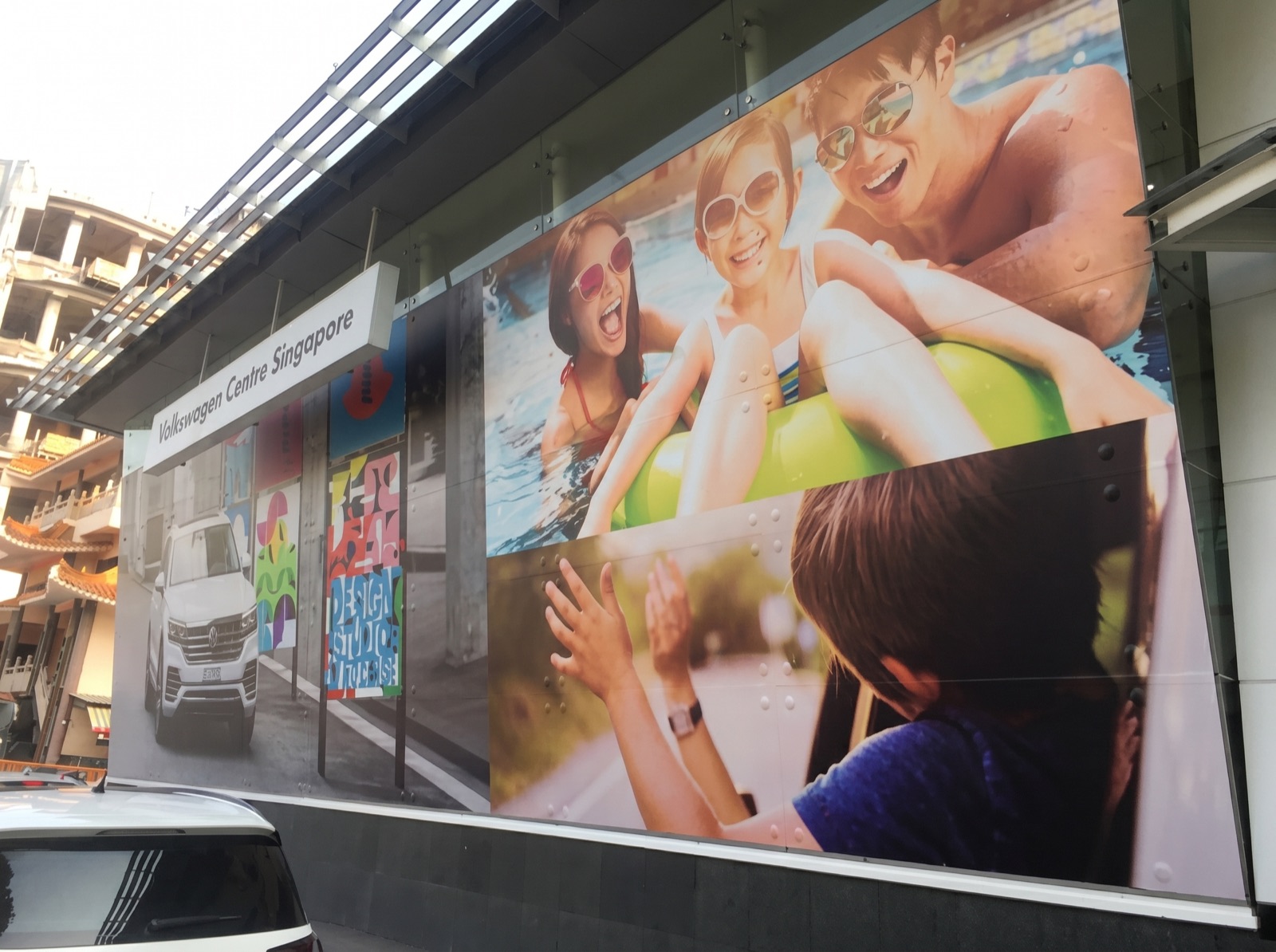 Volkswagen · Alexandra Road &mdash; collage wrap · large format